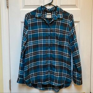 American Eagle Boyfriend Fit Flannel Shirt
